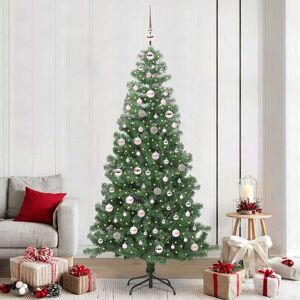 vidaXL Kerstboom met 300 LED met standaard Groen 240 cm PVC Image