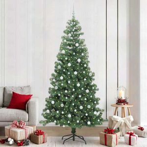 vidaXL Kerstboom met 300 LED met standaard Groen 240 cm PVC Image