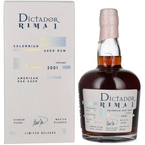 Dictador rum Dictador RIMA 1 21 Years Old AMERICAN OAK Cask Vintage 2001 44% Vol. 0,7l in geschenkverpakking Image