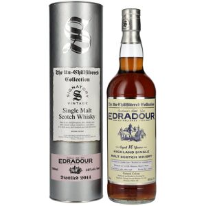 Ondertekenaar Vintage Signatory Vintage Edradour 10 Years Old The Un-Chillfiltered 2014 46% Vol. 0,7l in geschenkverpakking Image