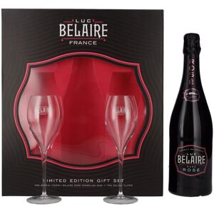 Luc Belaire Rare Rosé 12,5% Vol. 0,75l in geschenkverpakking met 2 Bril Image