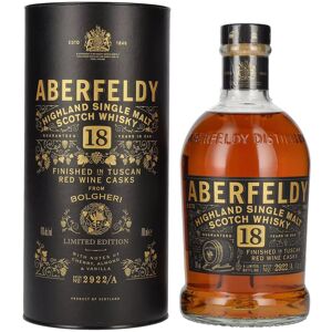 Aberfeldy 18 Years Old Red Wine Casks BOLGHERI 43% Vol. 0,7l in geschenkverpakking Image
