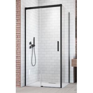 Radaway Idea Black Kdj drzwi 140cm lewe czarny mat/szkło przejrzyste 387044-54-01L Image