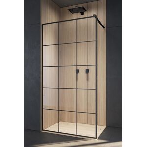 Radaway Modo X Black II Factory kabina Walk-in 115x200 szkło 10mm 389315-54-55 Image