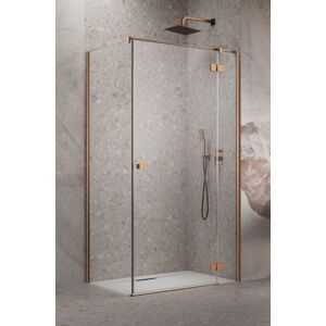 Radaway Essenza 8 Brushed Copper Kdj kabina 80x70cm prawa szczotkowana miedź 10480512-01-01R/10470237-93-01R/10113070-01-01 Image