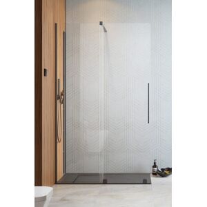 Radaway Furo Brushed GunMetal kabina Walk-in 80x200cm lewa  szczotkowany grafit 10106438-92-01L/10110394-01-01 Image