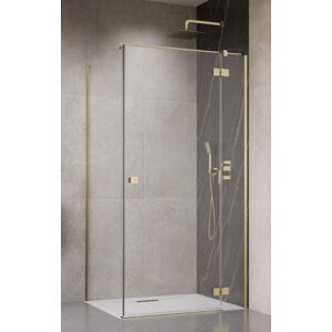 Radaway Essenza Kdj Brushed Gold kabina 100x90cm prawa szczotkowane złoto 1385040-99-01R/1384050-01-01 Image