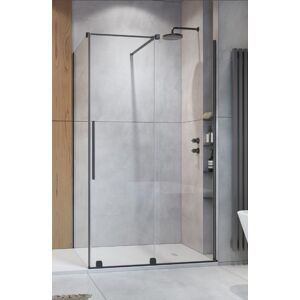 Radaway Furo Kdj Brushed GunMetal kabina 90x75cm prawa szczotkowany grafit 10104472-92-01R/10110430-01-01/10113075-01-01 Image