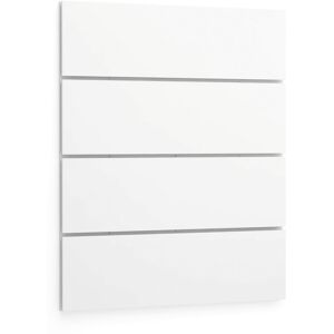 PLAN Panel ścienny LAYERS, 1200 x 54 x 1486 mm, biały Image