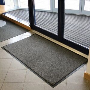 COBA Wycieraczka polipropylenowa czyszcząca na podkładzie gumowym, 90 x 150 cm, szara Image