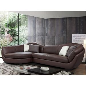 Kanapa narożna 5-osobowa CAIPI z bawolej skóry – kolor brązowy – Narożnik lewostronny marki Pascal Morabito Image