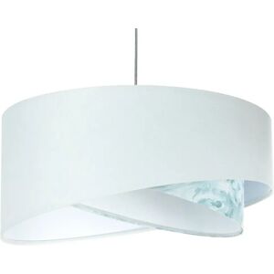 Lumes Biało-niebieska lampa wisząca z abażurem T4-A35 Image