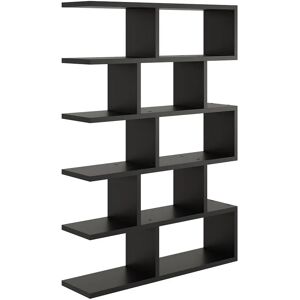 Elior Minimalistyczny Regał Czarny Otwarty Stojący Lub Wiszący F8-P06 Image