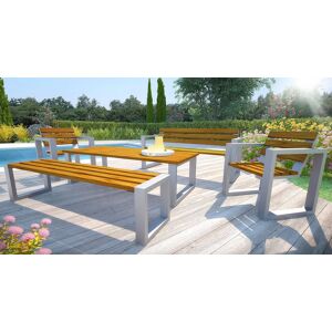 Elior Komplet klasycznych mebli do ogrodu 150cm 24 kolory F3-K15 Image