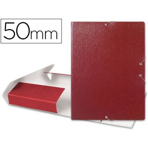 LIDERPAPEL Capa c/ Elasticos p/ Projetos Lombada 5 cm Vermelha Image