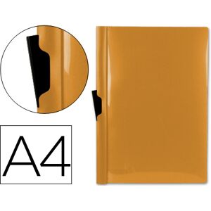 LIDERPAPEL Bolsa Dossier c/ Clip Lateral, Din A4 Laranja Image
