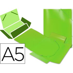 LIDERPAPEL Pasta de Elasticos em Polipropileno A5, Verde Image