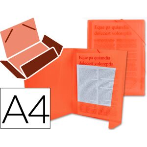 LIDERPAPEL Pasta de Elasticos em Polipropileno, A4, Vermelho Image