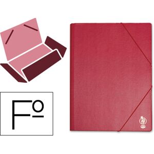 LIDERPAPEL Pasta de Elasticos, Plastica, Simples, Vermelho Image