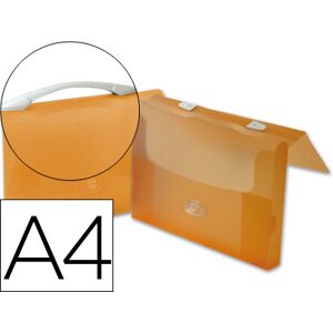 Pasta Porta Documentos Beautone Polipropileno Din-A4 Laranja Transparente Image