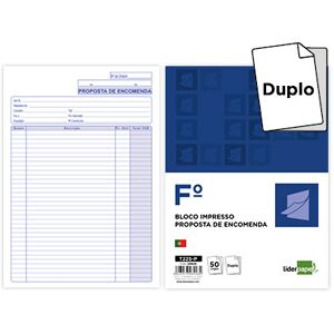 LIDERPAPEL Bloco Encomendas Duplicado 215X315 mm Image