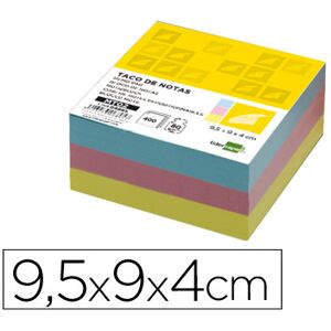 LIDERPAPEL Bloco Notas Papel 95X90X40 Nao Colado Image