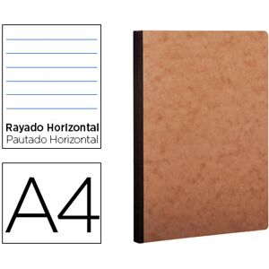 CLAIREFONTAINE Caderno Moleskine Capa Cartolina A4 Pautado 96F Kraft Image