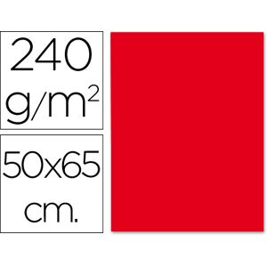 LIDERPAPEL Cartolina 240 Gr 50X65 cm Vermelho Natal Image