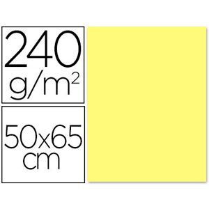 LIDERPAPEL Cartolina 50X65 cm 240 G/M2 Amarelo Medio Image