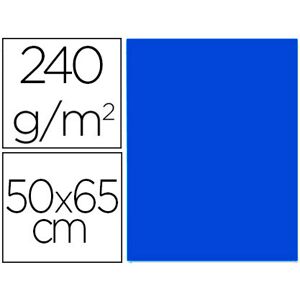 LIDERPAPEL Cartolina 50X65 cm 240G/M2 Azul Zafira Embalagem de 25 Folhas Image