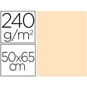 LIDERPAPEL Cartolina 50X65 cm 240G/M2 Creme Embalagem de 25 Folhas Image