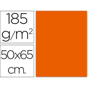 Cartolina Guarro 185 Gr 50X65 cm Tangerina Image