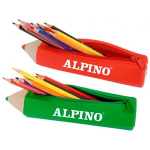 Estojo Escolar Alpino Forma Lápis Soft c/ 12 Lápis de Cor Image