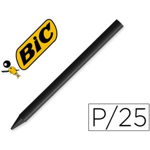 PLASTIDECOR Lápis de Cera Unicolor Preto Caixa de 25 Unidades Image