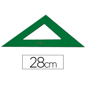 FABER-CASTELL Esquadro Plastico Especial 28 cm Verde Transparente Image