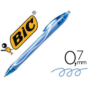 Caneta Bic Gelocity Quick Dry Retratil Tinta Gel Turquesa Ponta de 0,7 mm Image