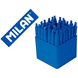 MILLAN Caneta Milan P1 Retratil 1 mm Touch Azul Image