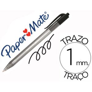 PAPERMATE Caneta Paper Mate Inkjoy 100 Retratil Ponta Media Preto Image
