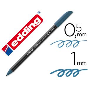 Marcador Edding Ponta Fibra 1200 Azul Aco N.17 -Ponta Redeonda 0.5 mm Image