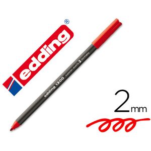 Marcador Edding Ponta Fibra 1300 Vermelho -Ponta Redonda 0.5 mm Image