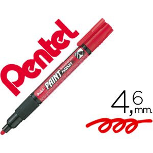 Marcador Pentel mmp20 Paint Vidro e Plastico Vermelho Image
