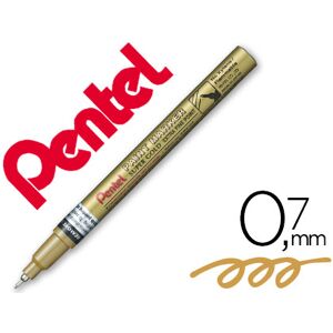 Marcador Pentel Permanente Mfp10-X Dourado p/ Pinturas Decorativas. Ponta Extra Fina Image