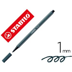 Marcador Stabilo Aguarelavel Pen 68 Cinza Azulado Intenso 1 mm Image