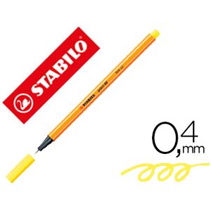 Marcador Stabilo Ponta de Fibra Point 88 Amarelo Limao 0,4 mm Image
