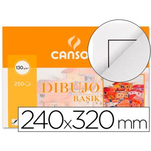 CANSON Papel de Desenho Basik 210X297 -130 Gr. -Com Esquadria -Mini(10 Folhas) Image