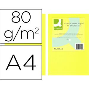 Papel de Cor Q-Connect Din A4 80Gr Amarelo Neon (500 Folhas) Image