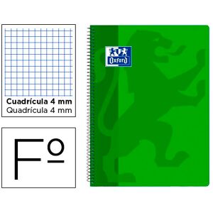 Caderno Espiral Oxford School Classic Capa Polipr. Folio 80F Quadr. 4 mm c/ Margem Verde Image