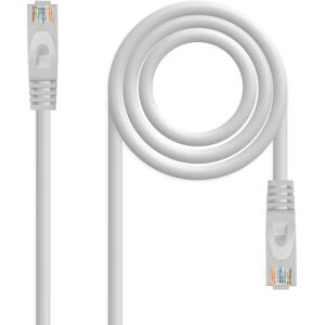 Cabo de Rede RJ45 Cat6a U/UTP Cinzento (15 mts) - Nanocable Image