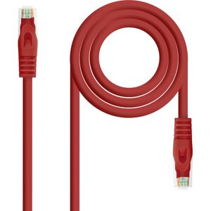 Cabo de Rede RJ45 Cat6a U/UTP Vermelho (2 mts) - Nanocable Image