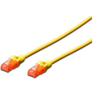 Cabo de Rede RJ45 Cat6 U/UTP Amarelo (2 mts) - EWENT Image